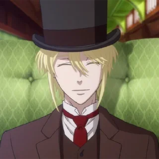 Sticker @anime_stickerr Патриотизм Мориарти - 7