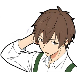 Стикер Окан и повар-кун @Nyasticks - 0