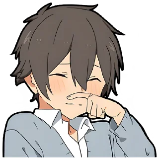 Стикер Окан и повар-кун @Nyasticks - 1