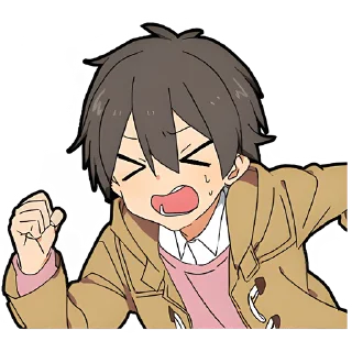 Стикер Окан и повар-кун @Nyasticks - 6