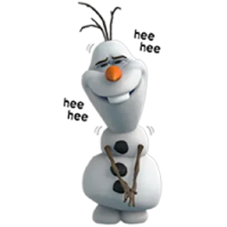 Sticker Olaf Christmas @stickersb2b - 2