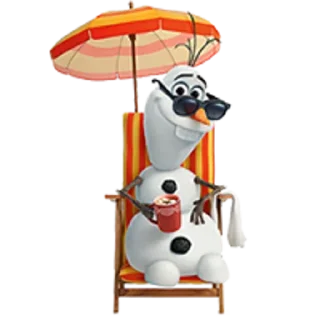 Sticker Olaf Christmas @stickersb2b - 3