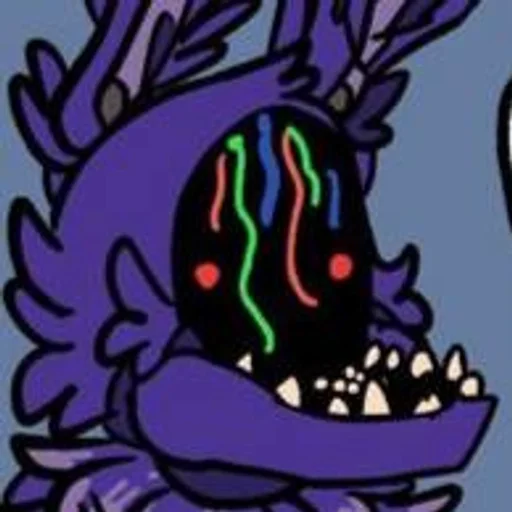 Sticker Withered Bonnie @fnaf9stikers :: @fStikBot - 5