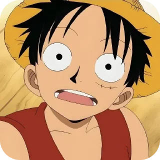 Стикер old Luffy @one_piece_stiker777 @mammylb - 6