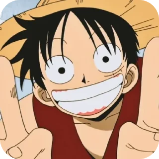 Стикер old Luffy @one_piece_stiker777 @mammylb - 9