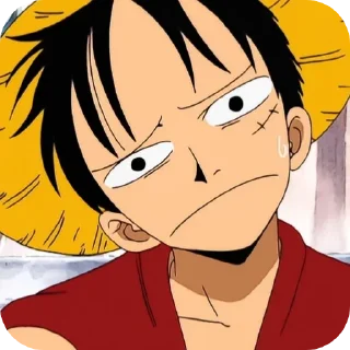 Стикер old Luffy @one_piece_stiker777 @mammylb - 5