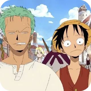 Стикер old Luffy @one_piece_stiker777 @mammylb - 10