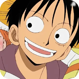 Стикер old Luffy @one_piece_stiker777 @mammylb - 11