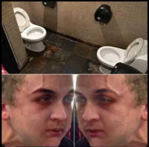 indoor bathroom person