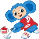 Стикер Чебурашка @StikerDi - 3