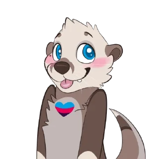 Стикер Olly the Poly Otter - 5