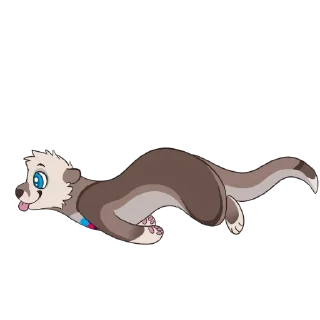 Стикер Olly the Poly Otter - 4