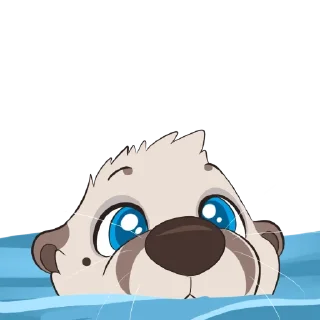 Стикер Olly the Poly Otter - 1