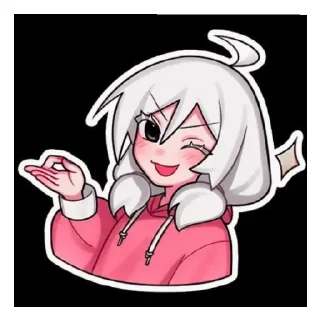 Стикер Оля<3 - 1