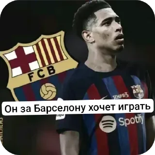 Sticker Он за Барселону хочет @wizeroo - 10