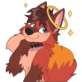 Стикер OneShotFox - by @SukariDragon - 8