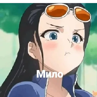 Стикер Джо джо и Ван пис - 3