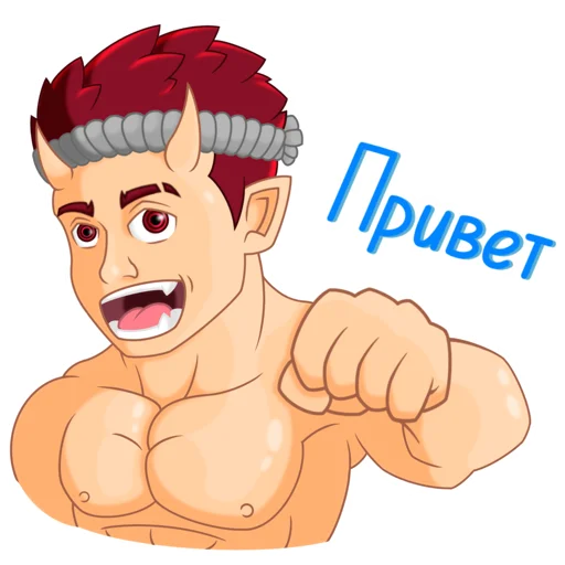 Стикер Oni Yohei - 11