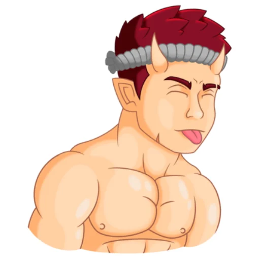 Стикер Oni Yohei - 10