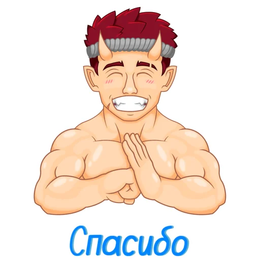 Стикер Oni Yohei - 9