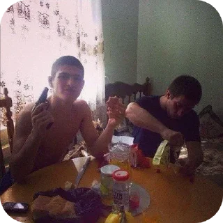 Стикер Опасный район - 7