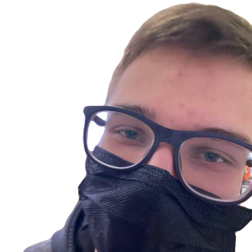 personal protective equipment person gas mask