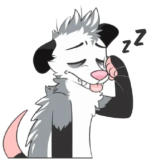 Sticker Opossums by Pulexart.com - 4