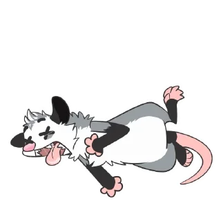 Sticker Opossums by Pulexart.com - 1