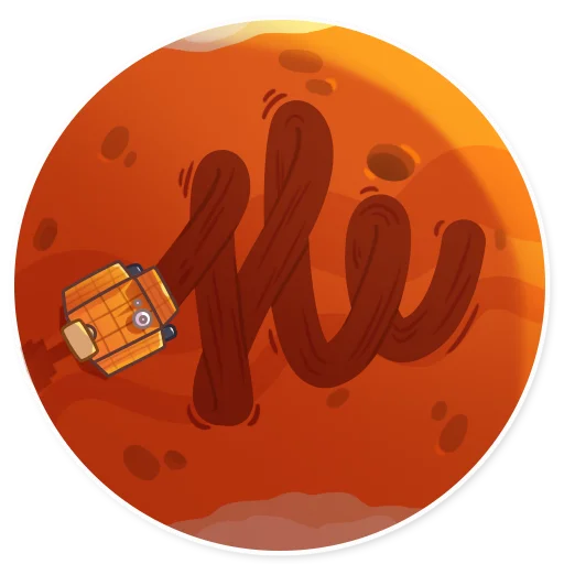 Стикер OppyTheRover - 1