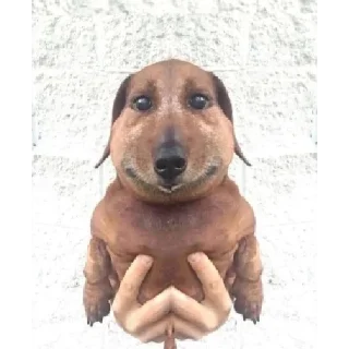 Sticker Опухшая собака - 1