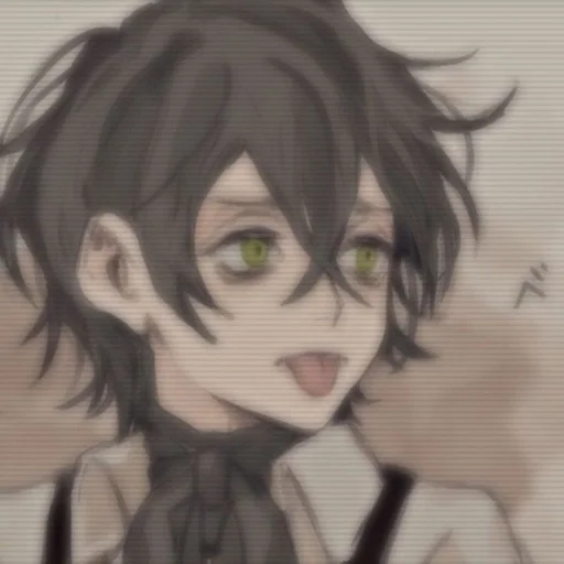 аниме мультфильм человеческое лицо