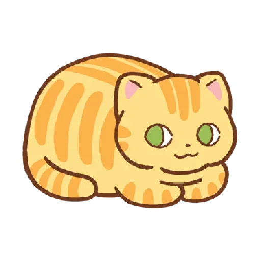 Orange cat @tgsticker - 