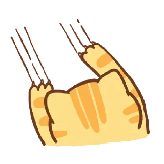 Sticker Orange cat @tgsticker - 6