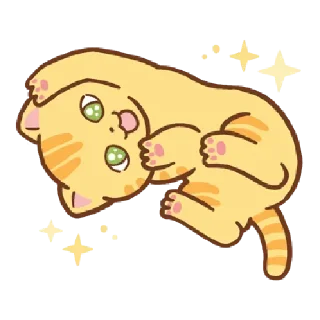 Sticker Orange cat @tgsticker - 5