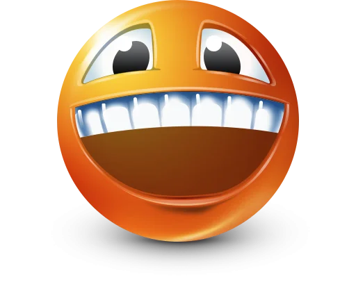 Orange Face Emoji @TgSticker @MoiStikiBot - 