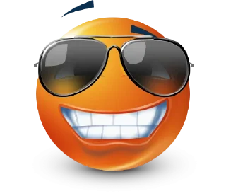 Sticker Orange Face Emoji @TgSticker @MoiStikiBot - 10