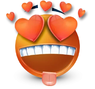 Sticker Orange Face Emoji @TgSticker @MoiStikiBot - 5