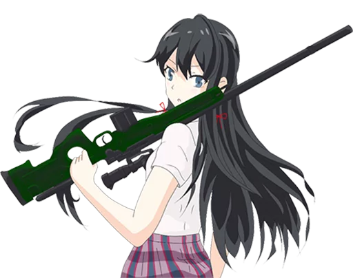 аниме мультфильм оружие