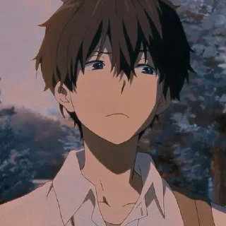 Sticker Oreki by @anime_stickerr - 5