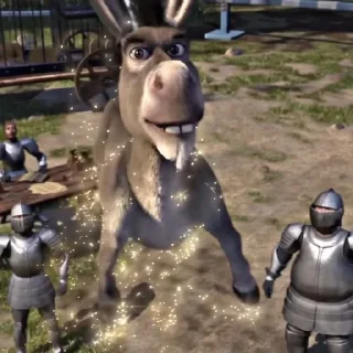 Стикер ↑𝑺𝒉𝒓𝒆𝒌 - 𝑫𝒐𝒏𝒌𝒆𝒚 🔱 @OrgFMood - 0