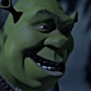 Стикер ↑𝑺𝒉𝒓𝒆𝒌 - 𝑫𝒐𝒏𝒌𝒆𝒚 🔱 @OrgFMood - 11