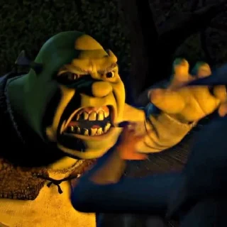 Стикер ↑𝑺𝒉𝒓𝒆𝒌 - 𝑫𝒐𝒏𝒌𝒆𝒚 🔱 @OrgFMood - 7