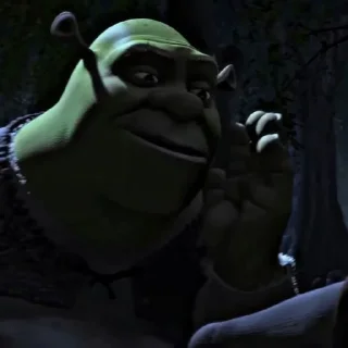 Стикер ↑𝑺𝒉𝒓𝒆𝒌 - 𝑫𝒐𝒏𝒌𝒆𝒚 🔱 @OrgFMood - 9