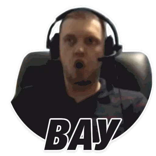 human face headphones man