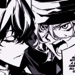 Стикер ˖ ݁ 𝐝𝖺𝗓𝖺𝗂 𝖻𝖾𝖺𝗌𝐭. ݁ଓ @bungo_fans - 5