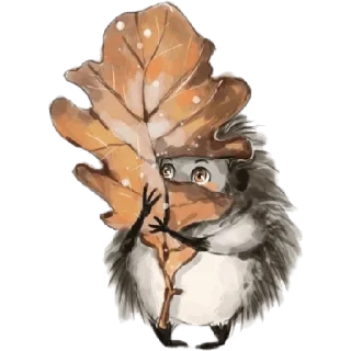 Sticker Осень @vgostyax_ymatyshki - 1