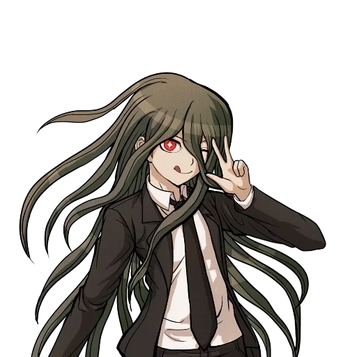 anime cartoon human face