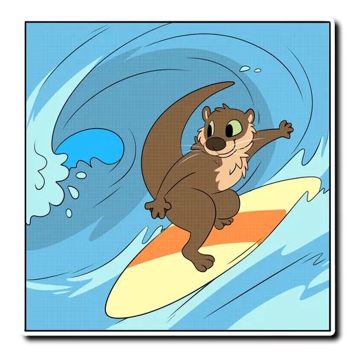 Стикер OtterNL - 1