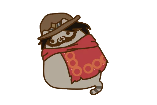 Стикер OverwatchPusheen - 1
