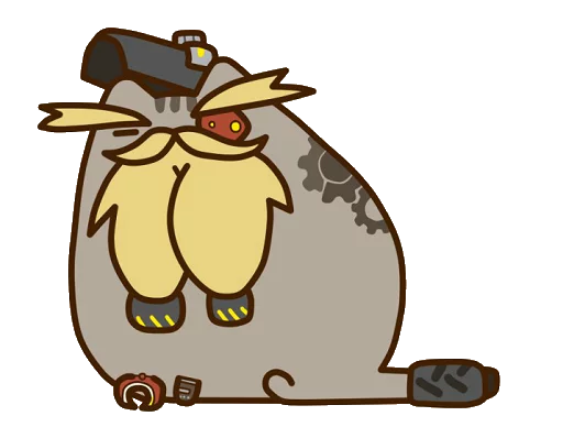 Стикер Pusheen Overwatch - 4